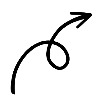 arrow pointing to featured content