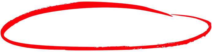 Rounded red line